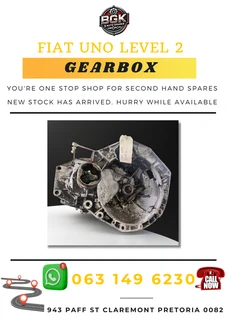 Fiat uno level 2 gearbox Call or Whatsapp me for more prices 0631496230
