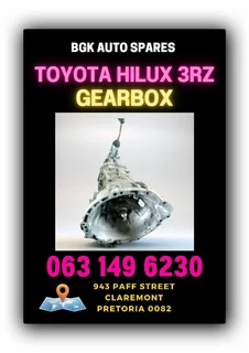 Toyota Hilux 3RZ gearbox Call or Whatsapp me 0615350116