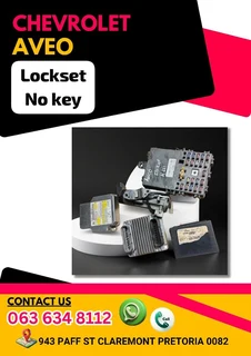 Chev aveo lockset no key Call me 0631496230