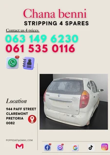 Chana benni stripping for spares Call me today for more spares 0636348112