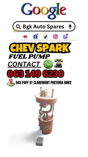 Chev spark fuel pump Call me today for more spares 0636348112