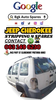 Jeep Cherokee stripping for spares Call or Whatsapp me 0636348112