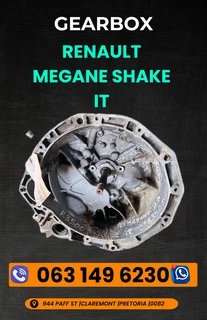 Renault megane shake it gearbox R4500 Call me or WhatsApp me 063 149 6230