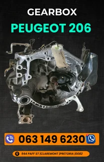 Peugeot 206 gearbox R4500 Call me 063 149 6230