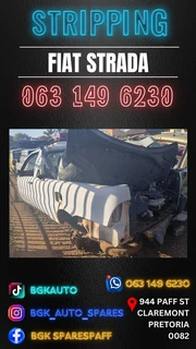 Fiat strada stripping for spares Call or WhatsApp me 063 149 6230