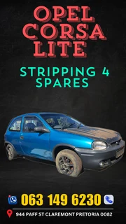 Opel corsa lite stripping for spares Call or WhatsApp me 063 149 6230