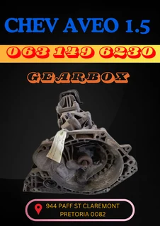 Chev Aveo 1.5 gearbox R4500 Call me 063 149 6230