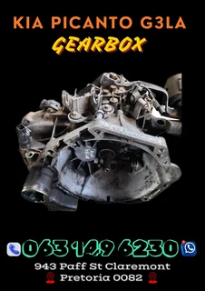 Kia picanto g3la gearbox R5500 Call or Whatsapp me 0631496230