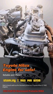 Toyota Hilux 2.7 3RZ engine R25000 Whatsapp me 0631496230