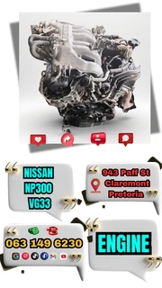 Nissan Np300 VG33 engine R15000 Call or Whatsapp me 0631496230