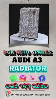 Audi A3 radiator Call or Whatsapp me 0631496230