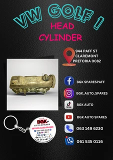 Golf 1 head cylinder Call or Whatsapp me 0631496230