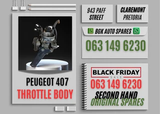 Peugeot 407 throttle body Call or Whatsapp me 0631496230