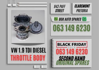 Vw diesel 1.9 tdi throttle body Call or Whatsapp me 0631496230
