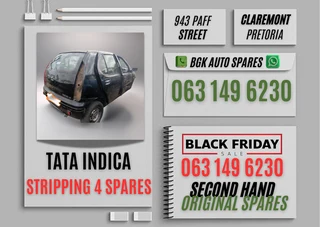 Tata indica stripping for spares Call or Whatsapp me 0631496230