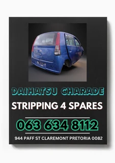 Daihatsu Charade stripping for spares Call or Whatsapp me 0631496230