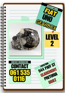 Fiat uno gearbox Call or Whatsapp me 0615350116