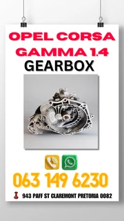 Opel corsa gamma 1.4 gearbox Call me today for more spares 0615350116