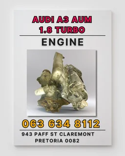 Audi A3 AUM 1.8 turbo engine Call or Whatsapp me 0636348112