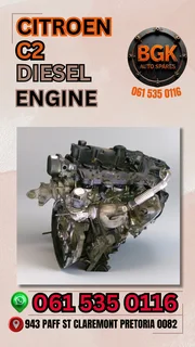 Citroen c2 diesel Engine for sale Whatsapp me 0615350116