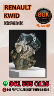 Renault kwid engine for sale 0615350116