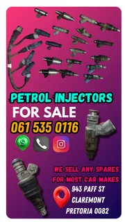 Petrol injectors Contact us for more spares 0636348112