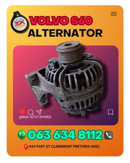 Volvo s60 alternator for sale Whatsapp me 0615350116