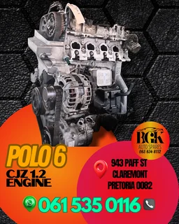 Polo 6 CJZ 1.2 engine for sale Call me today 0615350116