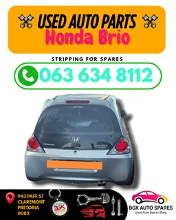 Honda brio stripping for spares Whatsapp me while you can 0615350116