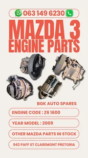 Mazda 3 engine parts we have more parts in stock 0615350116