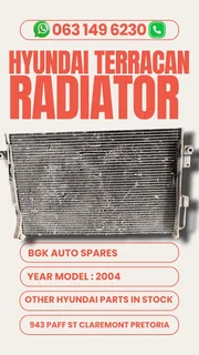 Hyundai Terracan radiator Call or WhatsApp me 0636348112