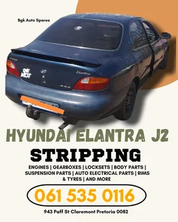 Hyundai Elantra j2 stripping for spares Call or WhatsApp me 0636348112