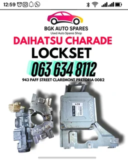 Daihatsu charade lockset Call or WhatsApp me 0636348112