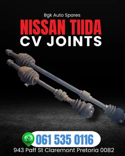 Nissan tiida cv joints Call or WhatsApp me 0636348112