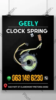 Geely clock spring Call or WhatsApp me 0636348112