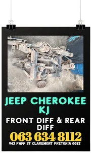 Jeep Cherokee kj front diff and rear diff Call or WhatsApp me 0636348112