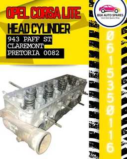 Opel corsa lite head cylinder Call or WhatsApp me 0636348112