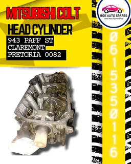 Mitsubishi colt head cylinder Call or WhatsApp me 0636348112