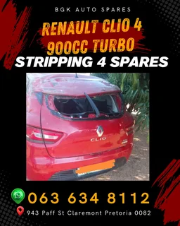 Renault clio 4 900cc turbo stripping for spares Call or WhatsApp me 0636348112