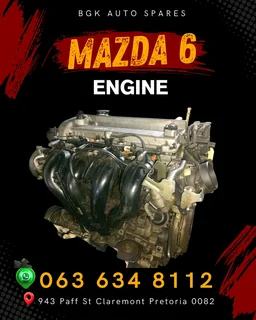 Mazda 6 engine parts Call or WhatsApp me 0636348112