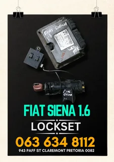 Fiat siena 1.6 lockset Call or WhatsApp me 0636348112