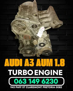 Audi A3 AUM 1.8 turbo engine R11000 Call or WhatsApp me 0636348112