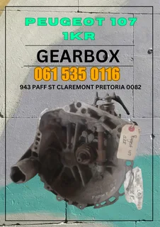 Peugeot 107 1KR gearbox R4000 Call or WhatsApp me 0636348112
