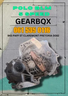 Polo blm 5 speed gearbox R4500 Call me 0636348112