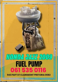 Honda Jazz 2009 fuel pump Call or WhatsApp me 0636348112