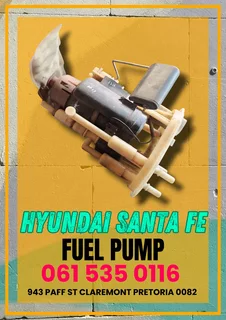 Hyundai santa fe fuel pump Call or WhatsApp me 0636348112