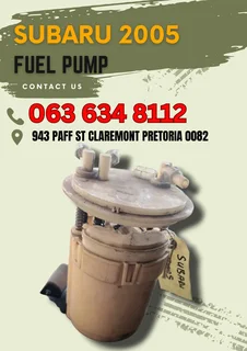 Subaru 2005 fuel pump Call or WhatsApp me 061 535 0116