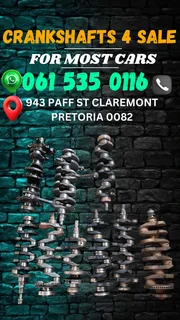 Crankshafts Call or WhatsApp me 0636348112