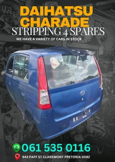 Daihatsu charade stripping for spares Call or WhatsApp me 0636348112