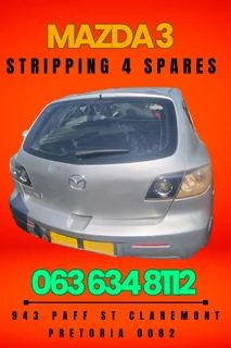 Mazda 3 stripping for spares Call or WhatsApp me 0636348112